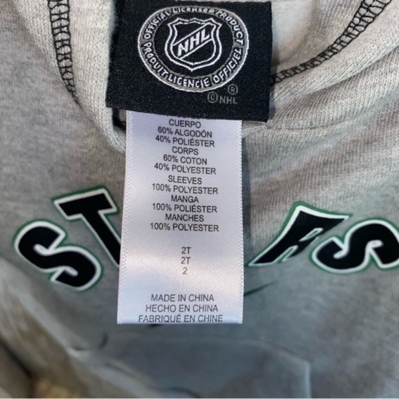 NWT NHL Dallas Stars Grey Pullover - Picture 5 of 6
